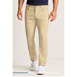 Tommy Bahama Island Zone Performance Pants Size 42x34 (Fit 42x32.5) Stone Khaki